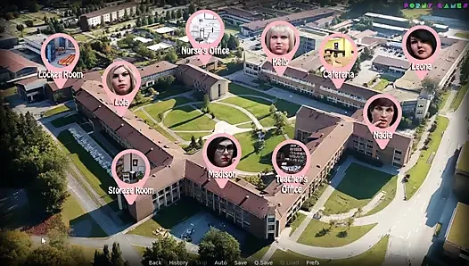 Chaixas Games'in tombul akademisi: kampüste hepsini iri güzel kadınla