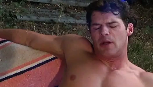 Hot Brunette Gets Pounded Hard Outdoors