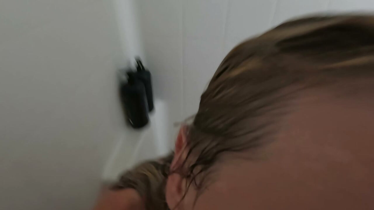 POV: He Caught Me Masturbating in the Shower & Creampied Me