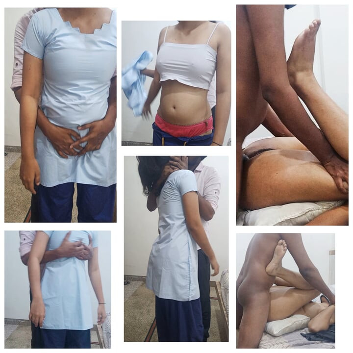 Teen schulschüler schlafen ihre klassen und haben sex mit ihrer engen freundin