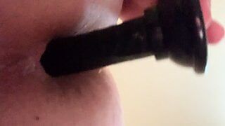 Fucking my ass with a dildo