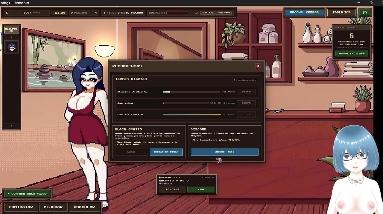 Happy Endings Demo Vtuber Gameplay 1