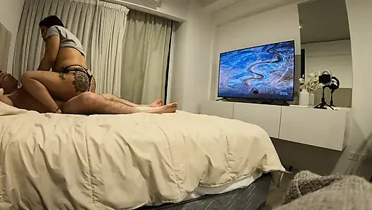BBW reitet fremden schwanz ohne kondom
