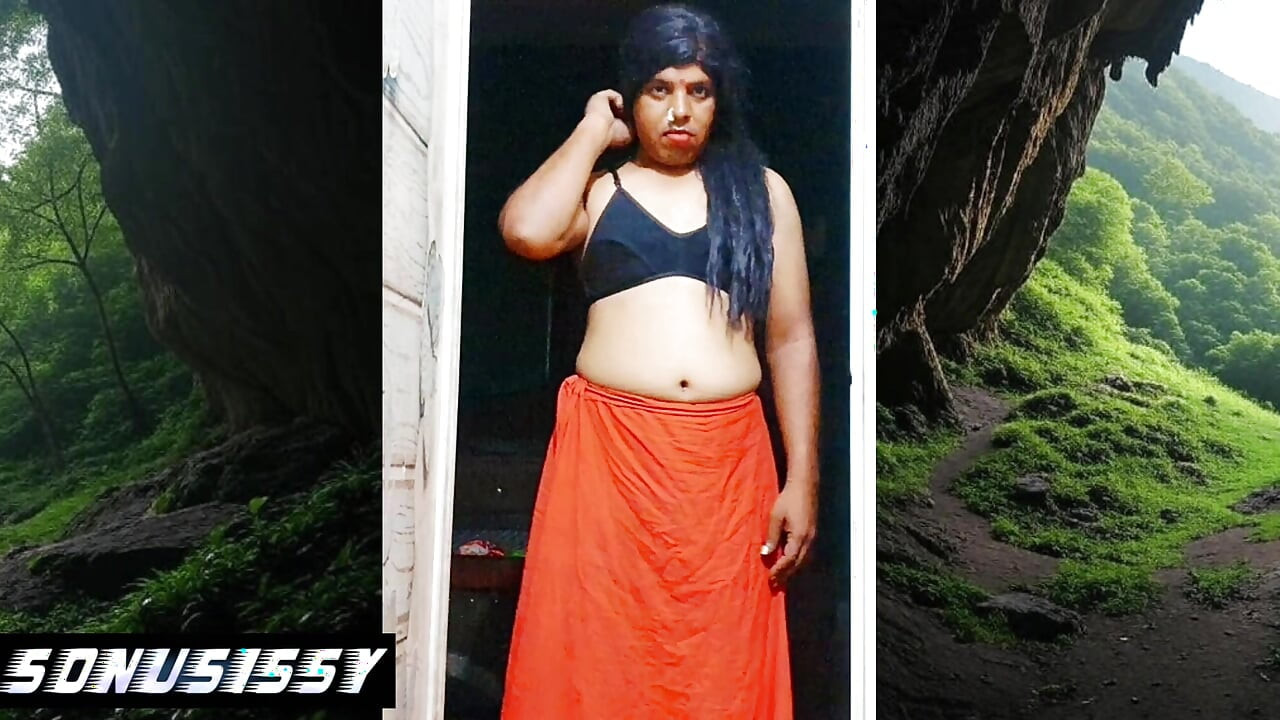 Donji crossdresser sonusissy haljina pokazuje pupak