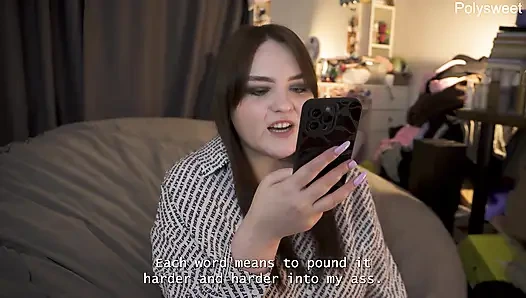 Порно история - кляп-шарик, я могла только промямчать, пока она трахала меня страпоном