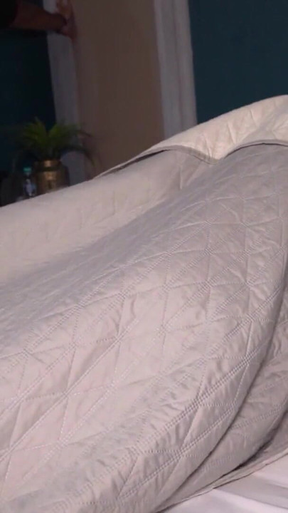 Hotel Bed - Stepsiblings Have Sex Without Their Stepfather Noticing | Clip 3