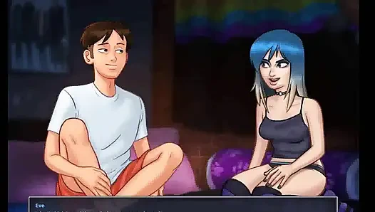 Летняя сага: поза 69, связка глотки и сквирт в рот, эпизод 147