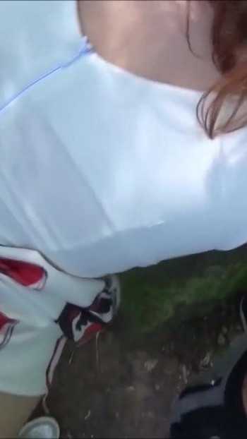 Must-see moment from "Cute Teen Jeeny Real Public Threesome in Berlin Tiergarten"