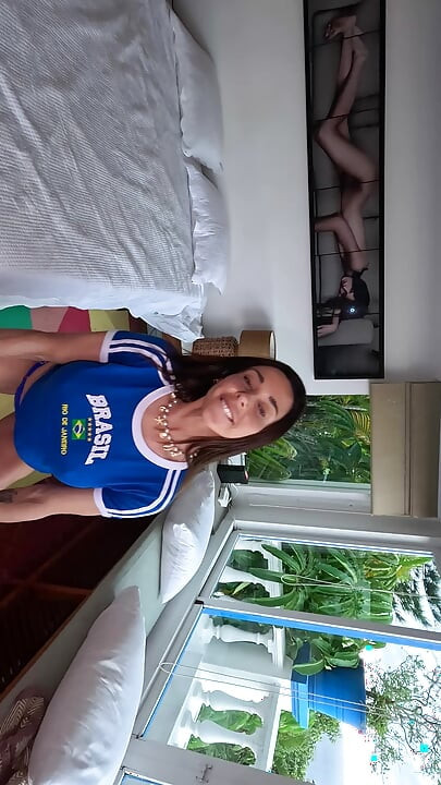POV Handmade Video. Fucking Brasilian Luiza Marcato