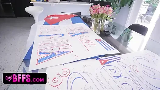 Long live the revolution - Three Cubanas sell their asses online to support the protests in Cuba