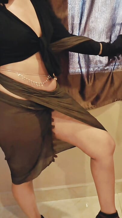 Young College girl Strip Tease