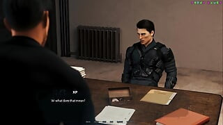 Kibernetikus csábítás 1ezerrel - szex a precint, a Foxy Cop krémet kap