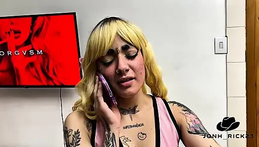 Husband for Hire Fucks Housewife in Fur