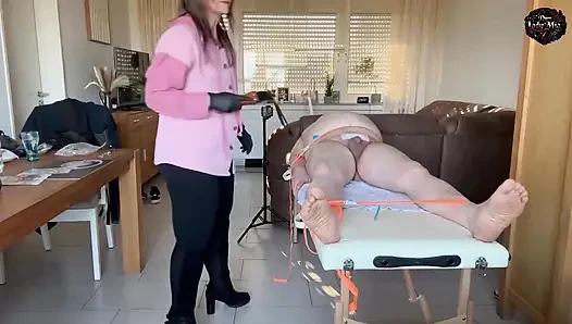 Slaveofm. Hell of Pain: Whip, CBT, Electricity and Nasty Clamps. Part 3 V. 8