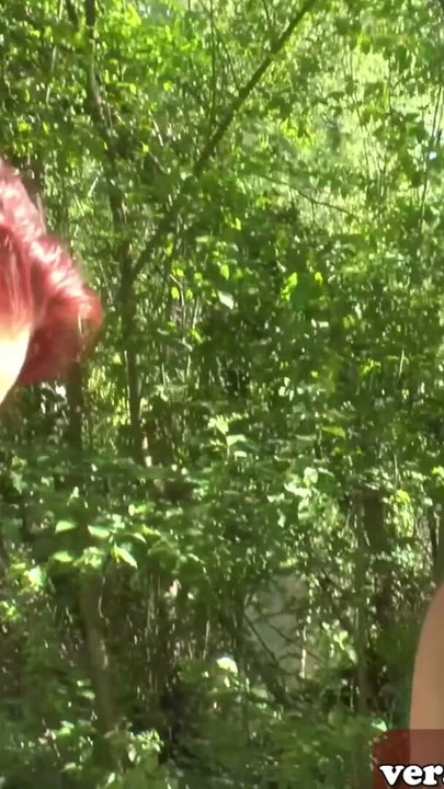 Natural German slut from next door picked up in the woods | Clip 1