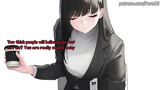 Rio from Blue Archive tests her new innovation on you (Feet and Pantyhose)