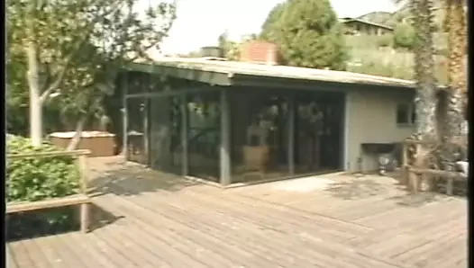 Gorgeous cuties suck on a huge pole before getting fucked