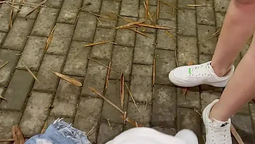 Hot Colombian College Girl Fucks in a Park with Her Friend's Boyfriend After Classes