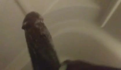 stroking off