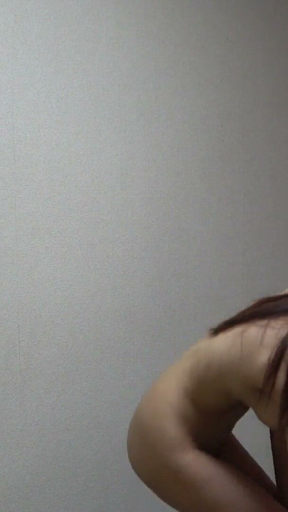 Japanese girl takes off her lingerie and changes into a maid costume | Clip 1