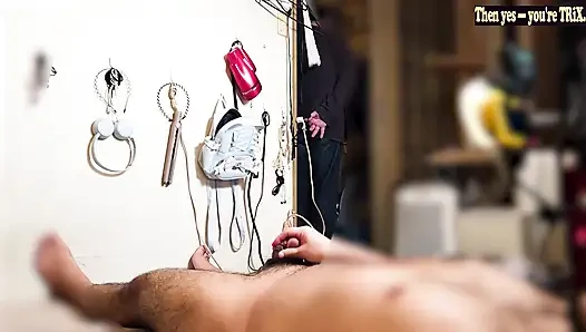 Elegante dame Typ, Yandere Vibes. Strumpf handjob-spiel, langsam und böse!