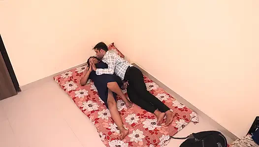 First time sex Gaon se aye the Shaher hotel book kiya room me laga tha camera dono ne   clear hindi sex kiya or  ban gaya mms hardcore sex