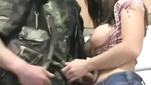 A Sticky Creampie for Big Boobed Anna