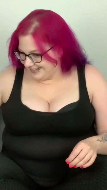 Deutsche Gothic-BBW Abby Strange, looner fetish: blow to pop | Clip 2
