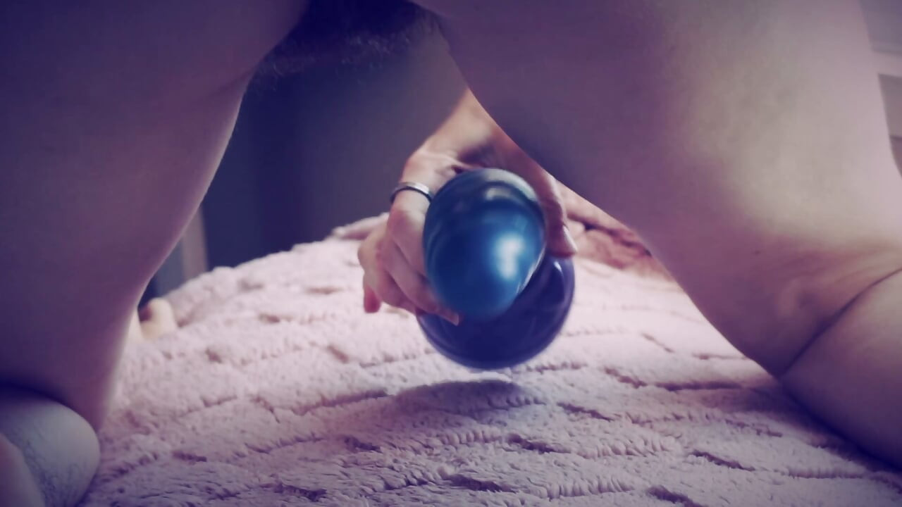 Creature enjoys fucking her hairy pussy and ass