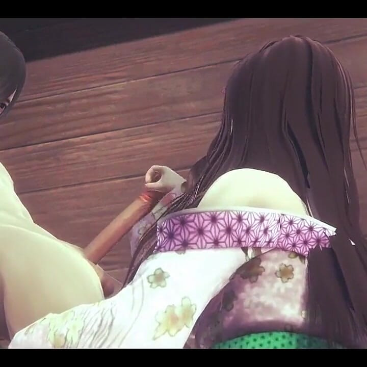 Demon Slayer Hentai - Branlette et sodomie de Nezuko - Manga asiatique japonais, jeu de film porno