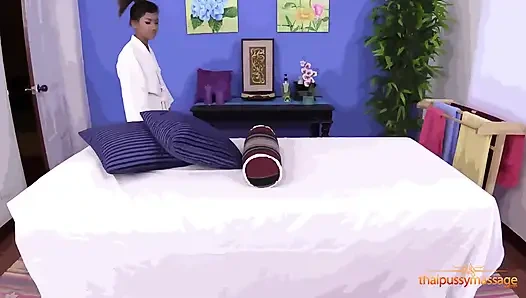 Asian Girl Gets Her Pussy Fed By A Hard Cock During POV Massage