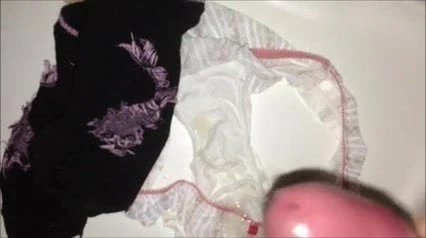 Cum in hot neighbour's dirty panties 3 (and socks)