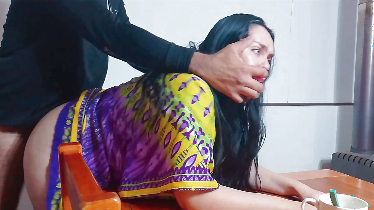 Indian sex: I want breakfast, but I also want to fuck you, horny Indian stepmom