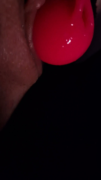 There are vaginal balls in my wet tight, so it's time to caress myself with a vibrator | Clip 1