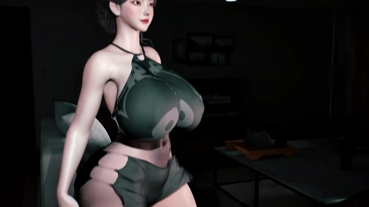 3D BBW Mature MILF Wearing Sexy Pantyhose Got Fucked by Her Big Dick Boss