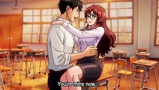 Genç öğrenci yalnızken ekstra sınıfta öğretmenini baştan çıkarıyor