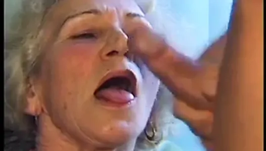 Crazy old step mom gets big cock oral and in pussy deep