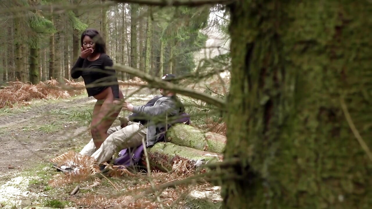 Lovely big ass ebony gets her pussy smashed hard