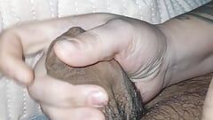 Step son recives the best handjob in the world by step mom hand
