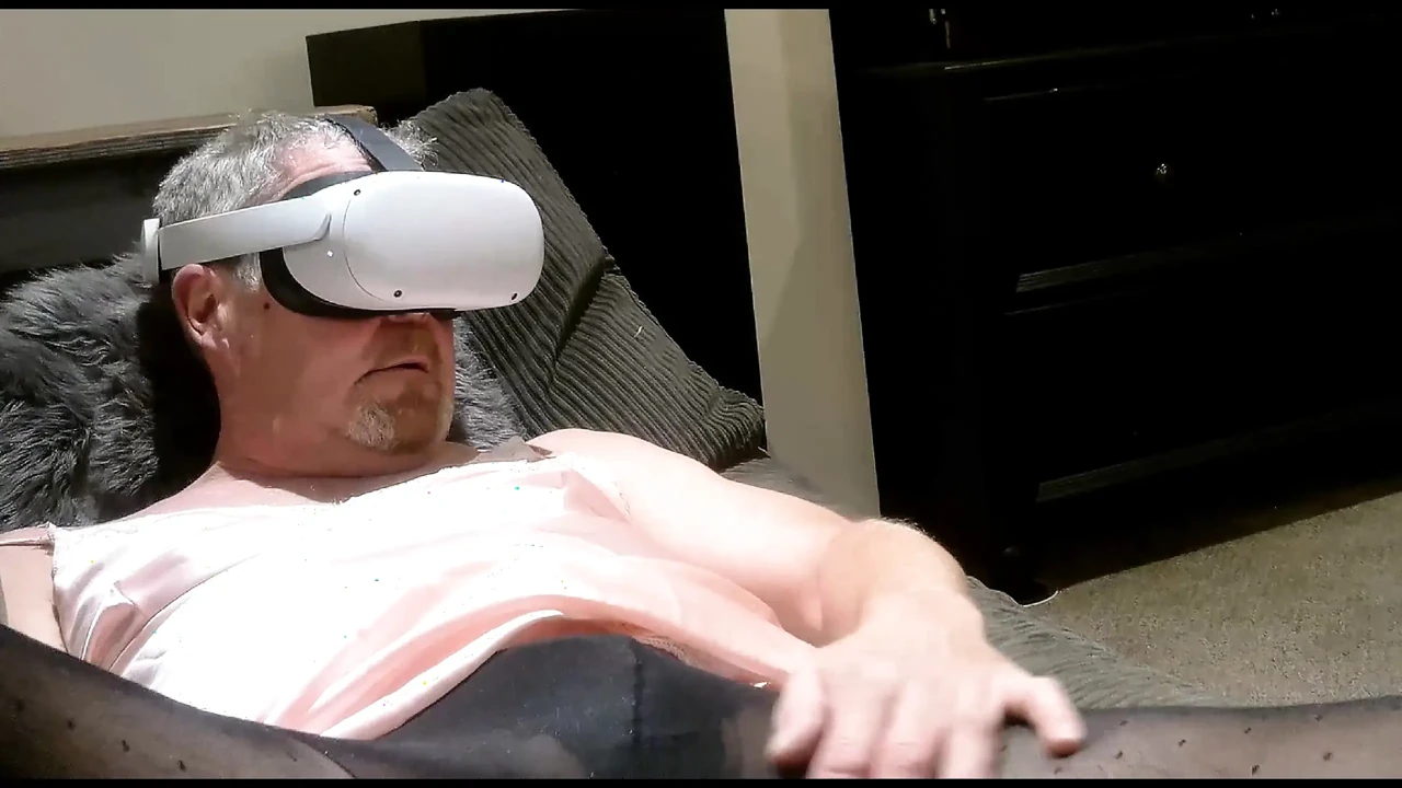 Step daddy loves VR porn