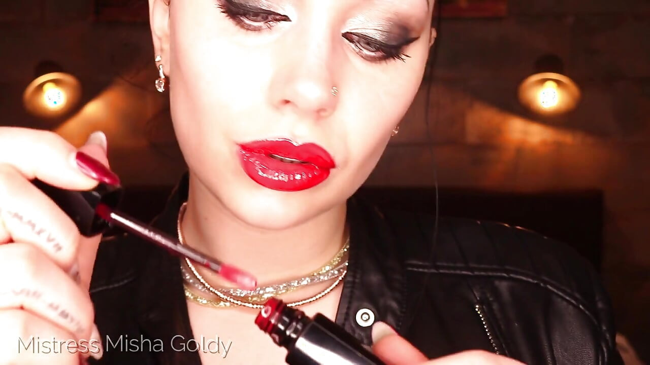 You Will Fulfill One My Wish in Exchange for Worshiping My Lips and Lipstick