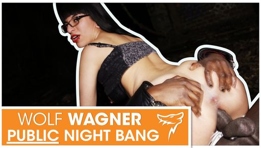 Emo girl Zeyna gets pounded outside at night! wolfwagner.com