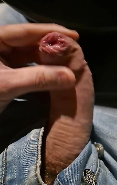 Leaking Precum From My Tight Foreskin
