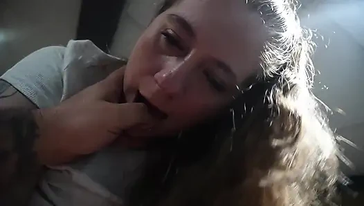 Roommates cheating GF gets a creampie