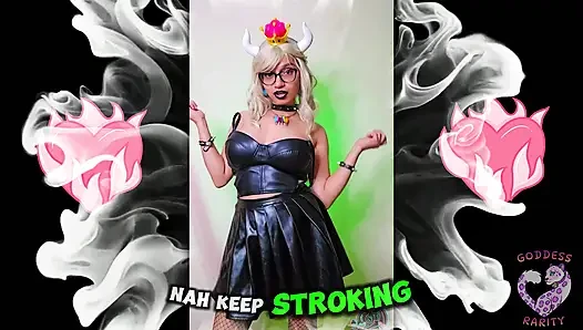 Goddess rarity melucuti bajumu sebagai Bowsette
