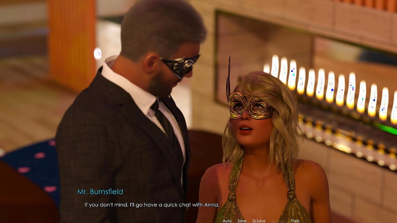 Anna Exciting Affection [ch.2 Ep.23] - Husband Doesn’t Recognize His Wife as the Cum Dump at the Masked Sex Party - Part 2