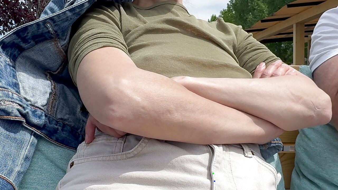 Everyone was looking at my sexy nipples wearing a see through shirt in public beach bar