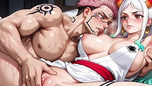 Sukuna (JJK) x Yamato (OP)