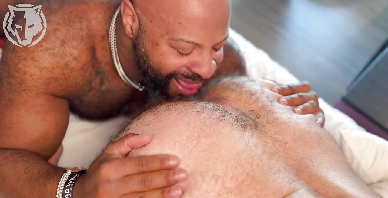 Two Muscle Bears Sucking and Eating Each Other's Asses