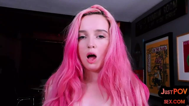 POV anal babe gapes asshole and talks slutty during buttfuck